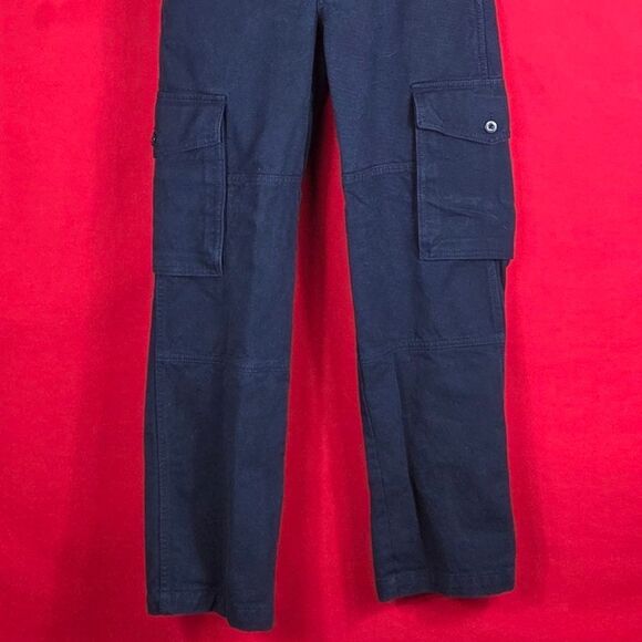 ARITZIA TNA Troop Cargo Pant Navy Blue Womens Size 2 Utility‎ Workwear - Picture 4 of 10